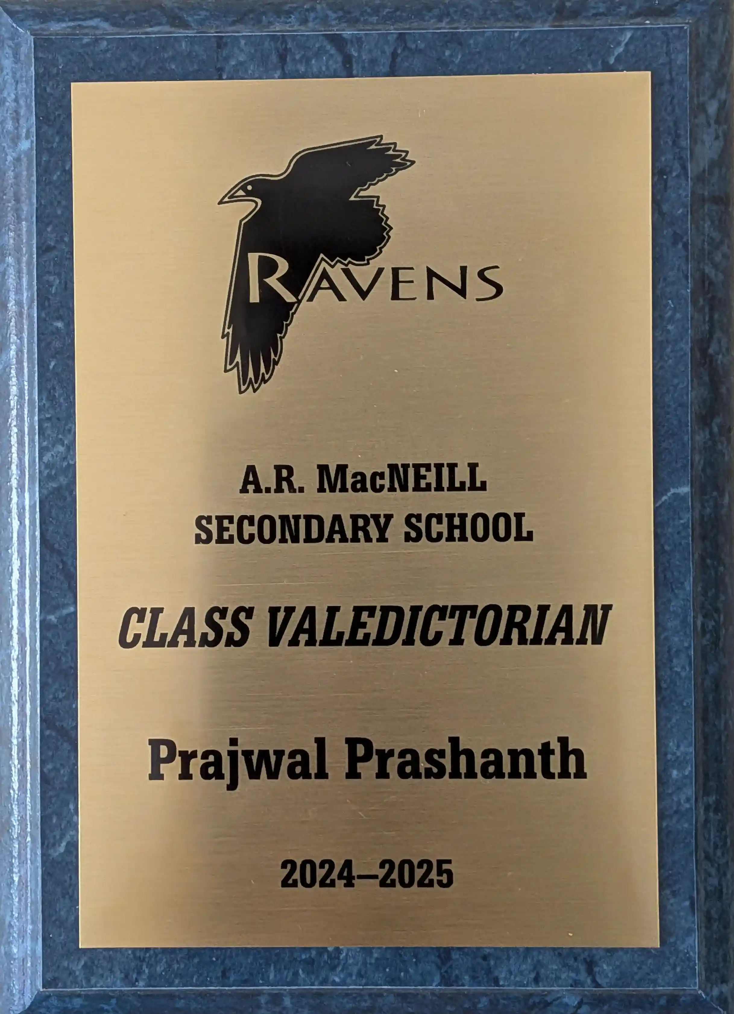 Class Valedictorian