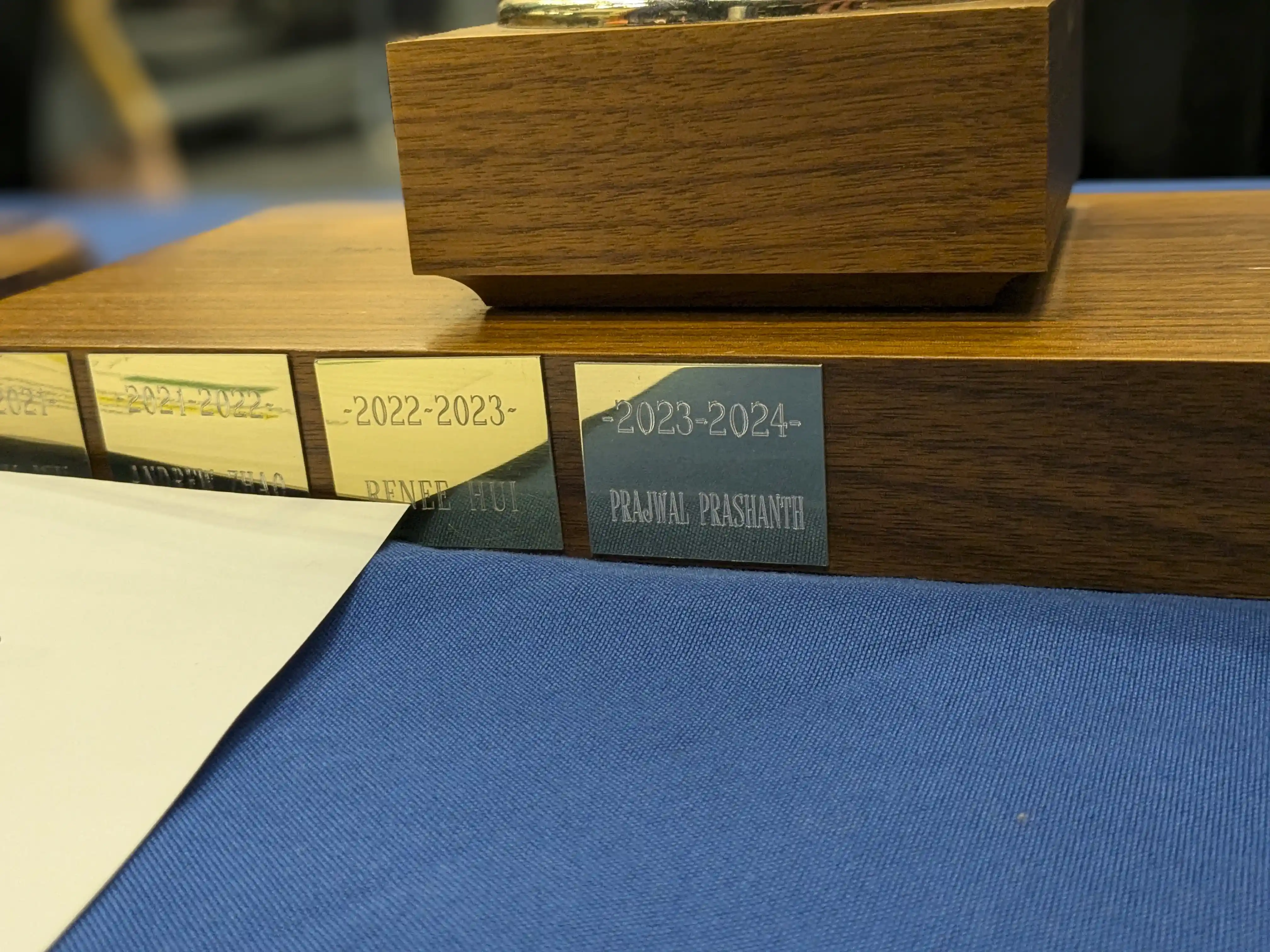 Top Academic Award Trophy